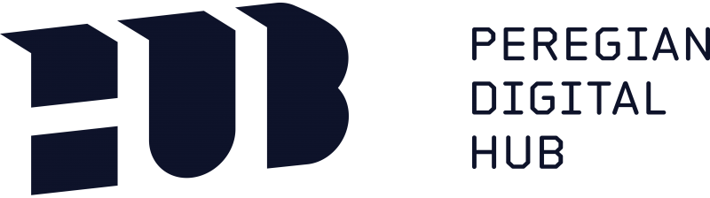 Peregian Digital Hub black logo