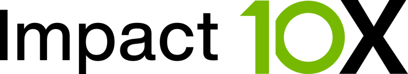 Impact10X black logo