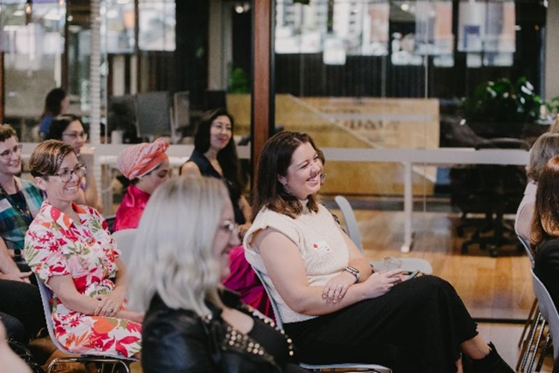 Photo of Female Founders attending seminar